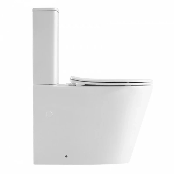 Унитаз компакт Abber BEQUEM белый матовый AC1112TMW (детальная фотография), унитаз-компакт