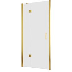 Душевая дверь профиль золотой стекло сатин Vegas-glass