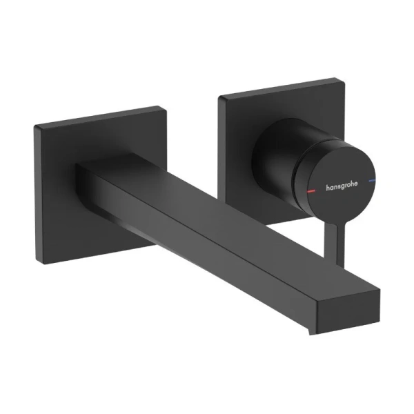 Смеситель для раковины Hansgrohe Tecturis E матовый черный 73051670 (детальная фотография)
