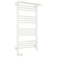 Полотенцесушитель электрический левый, с полкой цвет белый Сунержа Богема 2.0 1000х500