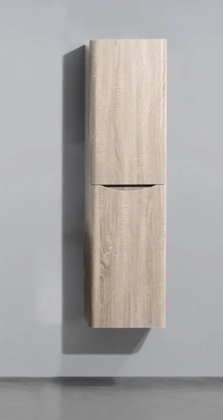 Шкаф-пенал подвесной BelBagno Ancona-N 35 см rovere bianco левосторонний ANCONA-N-1700-2A-SC-WO-L (детальная фотография), недорого