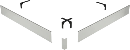 Экран для душевого поддона RGW N/ST-01 W 80x80 см квадратный, белый - фото 5