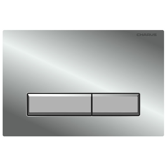 Клавиша смыва Charus Raiden хром глянцевый FP.321.21.01 (детальная фотография)