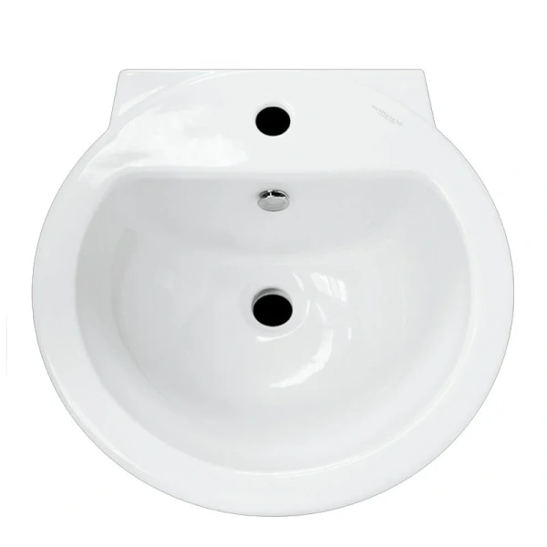 Раковина Sanita Luxe Art 50 см фарфор WB.PD/Art/50-C/WHT.G/S1 (детальная фотография), белые