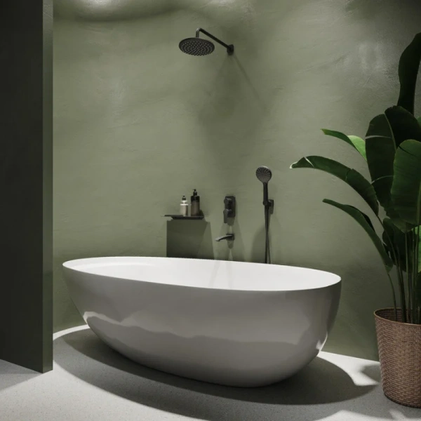 Душевой комплект IDDIS Ray черный RAYBL03i68 (детальная фотография), душевые комплекты, наборы