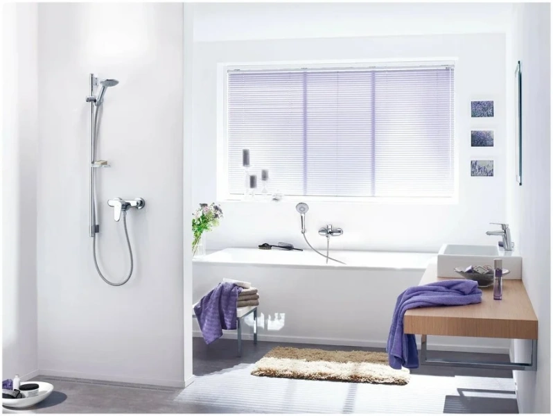 Смеситель для душа Grohe Eurodisc Cosmopolitan 33569002 (детальная фотография), настенные