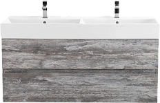 Тумба под раковину подвесная Cezares Molveno 120 см legno grigio