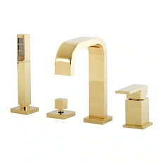 Смеситель для ванны Migliore Kvant Gold на борт