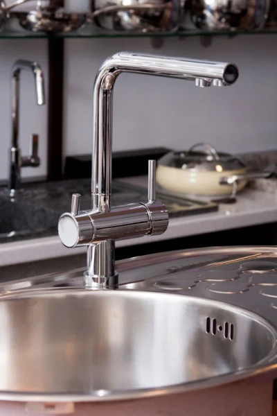 Смеситель для кухни Omoikiri Nagano-C + Pure drop Lite хром 4146.8028 (детальная фотография), для кухни