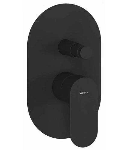 Смеситель для душа Ravak Eleganta черный матовый - фото 3