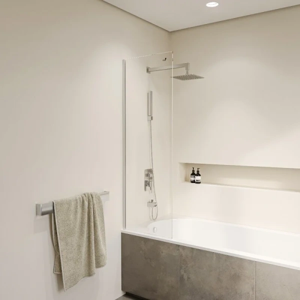 Шторка для ванны RGW Screens SC-056-8 40x150 см профиль хром 35110562840-11 (детальная фотография), хромированный профиль