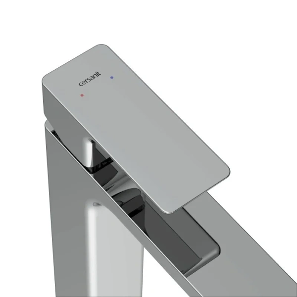 Смеситель для раковины Cersanit Geo хром 63043 (детальная фотография), современные, hi-tech