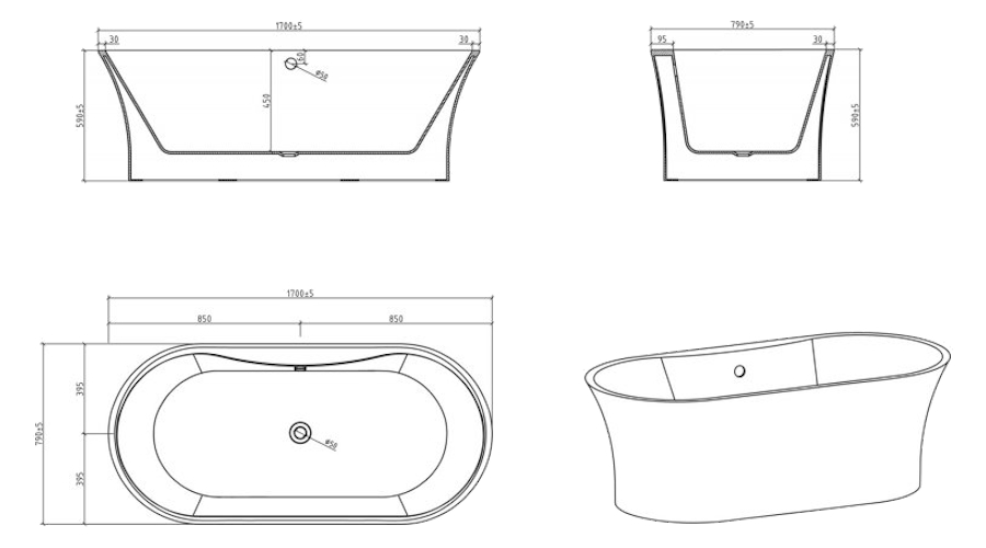 Схема (детальная фотография), овальные