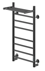 Полотенцесушитель электрический Ника WAY 80х40 см черный матовый