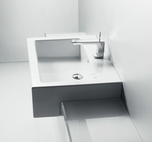 Раковина полувстроенная Simas Frozen FZ 15 (детальная фотография), встраиваемые (в столешницу), накладные (на столешницу)