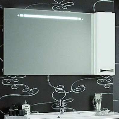 Зеркальный шкаф с подсветкой Акватон Диор 100 см правый 1A167902DR01R (детальная фотография)