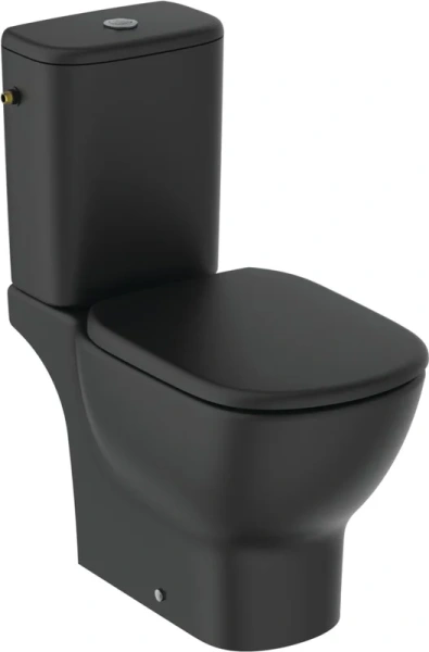 Крышка-сидение с микролифтом Ideal Standard Tesi черная быстросъемная T3529V3 (детальная фотография) index_1