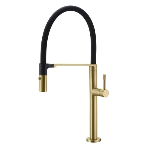 Смеситель для кухни Boheme Uno matt gold - фото 5