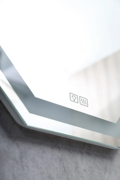 Зеркало с подсветкой BelBagno Spc 80 см с подогревом SPC-OTT-800-800-LED-TCH-WARM (детальная фотография), прямоугольные