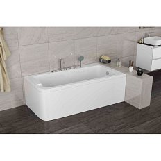 Ванна акриловая Grossman 170x95 см с правая