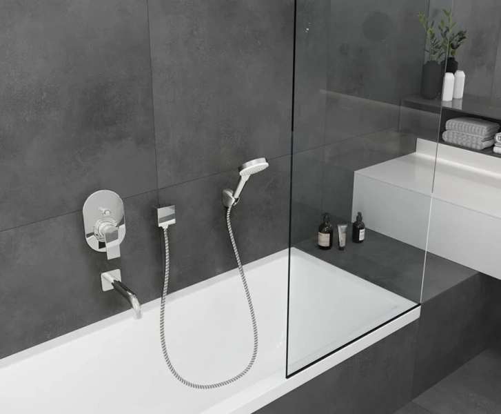 Излив для ванны Hansgrohe Vernis Shape хром 71460000 (детальная фотография) index_1