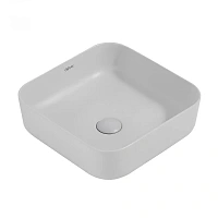 Раковина Abber Rechteck 38,5 см светло-серая матовая