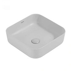 Раковина Abber Rechteck 38,5 см светло-серая матовая