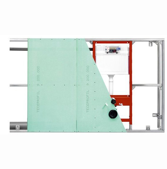 Инсталляция для унитаза Tece TECEprofil с двойной рамой 9500393 (детальная фотография), для унитаза