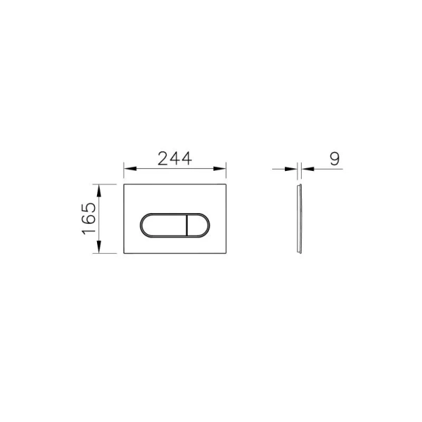 Клавиша смыва VitrA Root Round медь 740-2240 (детальная фотография), в наличии