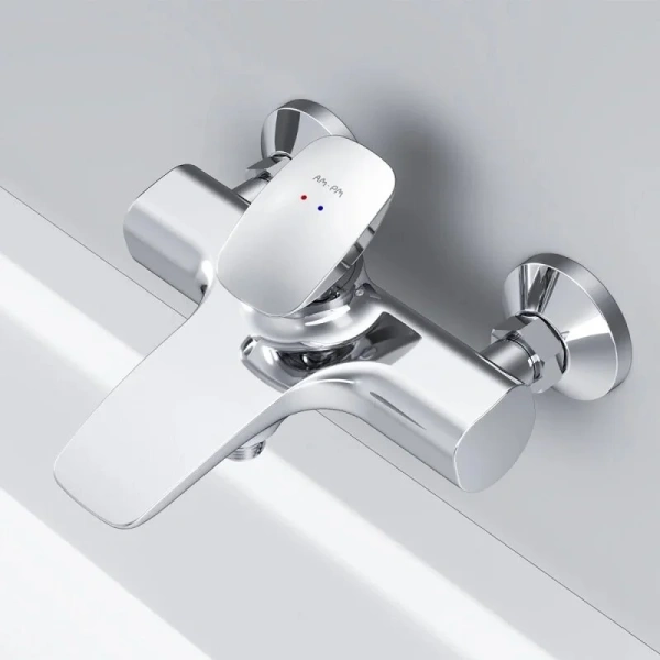 Смеситель для ванны AM.PM Spirit 2.0 хром F70A10000 (детальная фотография), однорычажные, двухрычажные