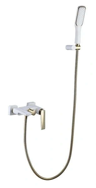 Смеситель для ванны Boheme Venturo белый/золото 383-W (детальная фотография)