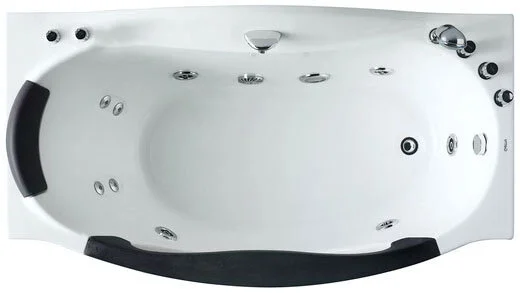 Акриловая ванна правосторонняя Gemy G9072 B R (детальная фотография), по запросу