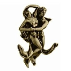 Крючок двойной, бронза, Art&Max Romantic