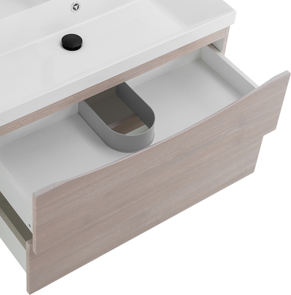 Тумба под раковину подвесная BelBagno Marino 80 см Rovere Grigio MARINO-800-2C-SO-RG-P (детальная фотография), комплект (набор)