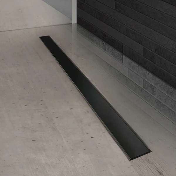 Душевой лоток BERGES C1 Norma 60 см черный матовый 095137 (детальная фотография), черые