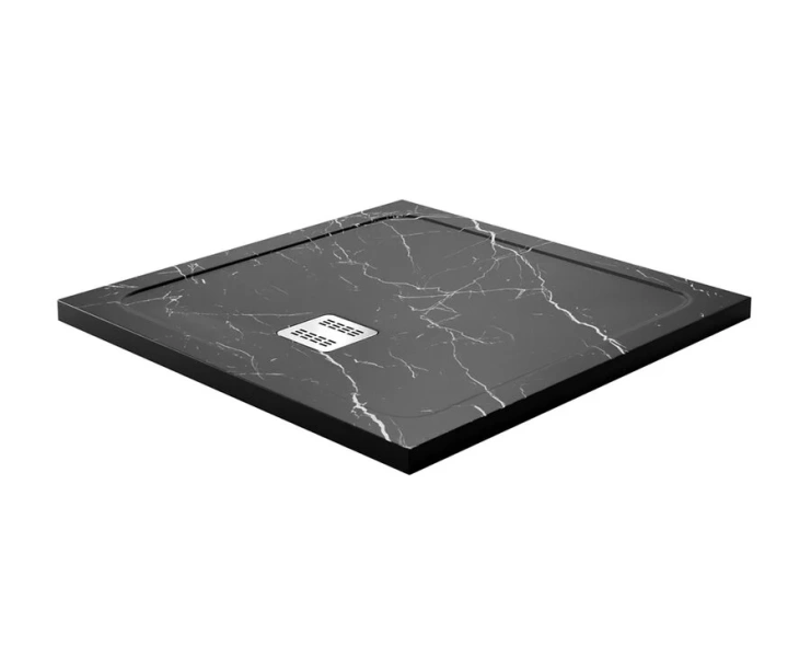 Душевой поддон WasserKRAFT Neime 90x90 см черный 19T03 (детальная фотография)