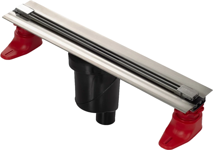 Душевой лоток BERGES Super Slim 40 см матовый хром 090077 (детальная фотография)