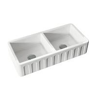 Мойка для кухни Kerasan Hannah 100 см двойная