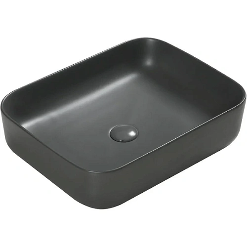 Раковина SantiLine 50 см темно-серая матовая - фото 7