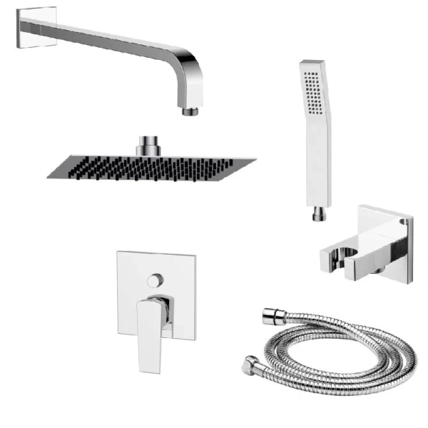 Душевой комплект BelBagno Arlie хром ARLIE-DSET-CRM (детальная фотография)