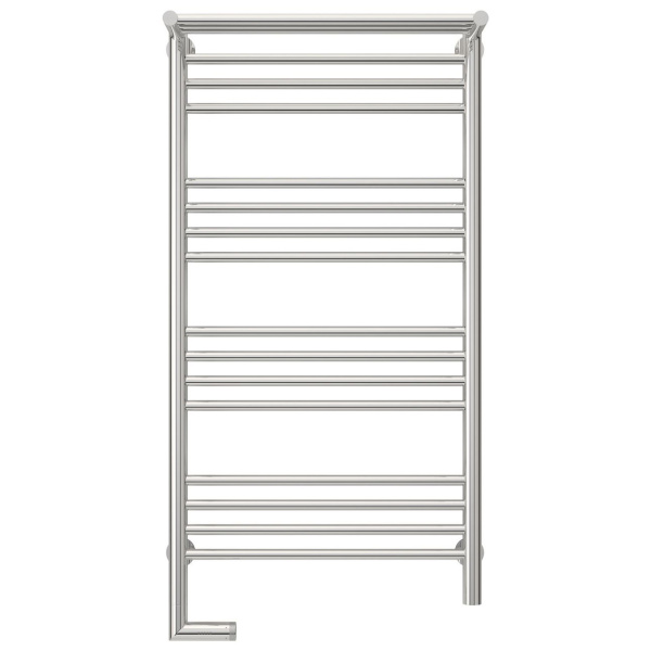 Полотенцесушитель электрический левый, с полкой цвет без покрытия Сунержа Богема 2.0 1000х500 00-5206-1050 (детальная фотография), по запросу