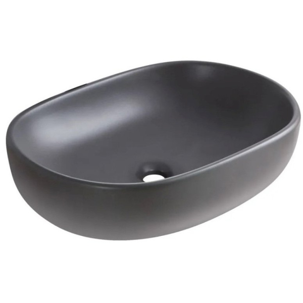 Раковина BelBagno 60 см накладная серая матовая BB1084-H311 (детальная фотография)