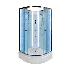 Душевая кабина Deto EM 90x90 см со средним поддоном