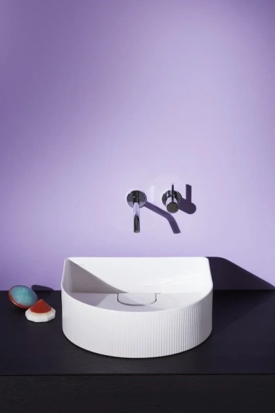 Раковина Laufen Sonar 40 см накладная 8.1234.3.000.112.1 (детальная фотография), белые