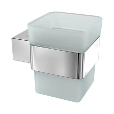 Стакан для ванной Lemark Smooth Line хром