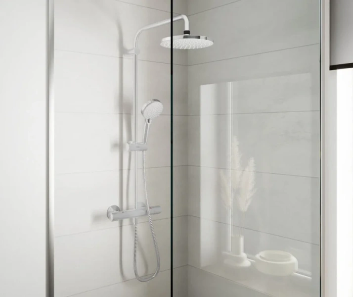 Душевая стойка Hansgrohe Vernis Shape хром 26089000 (детальная фотография), хром