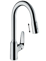 Смеситель для кухни Hansgrohe Focus M42 с вытяжным душем
