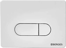 Клавиша смыва BERGES Novum D1 белая