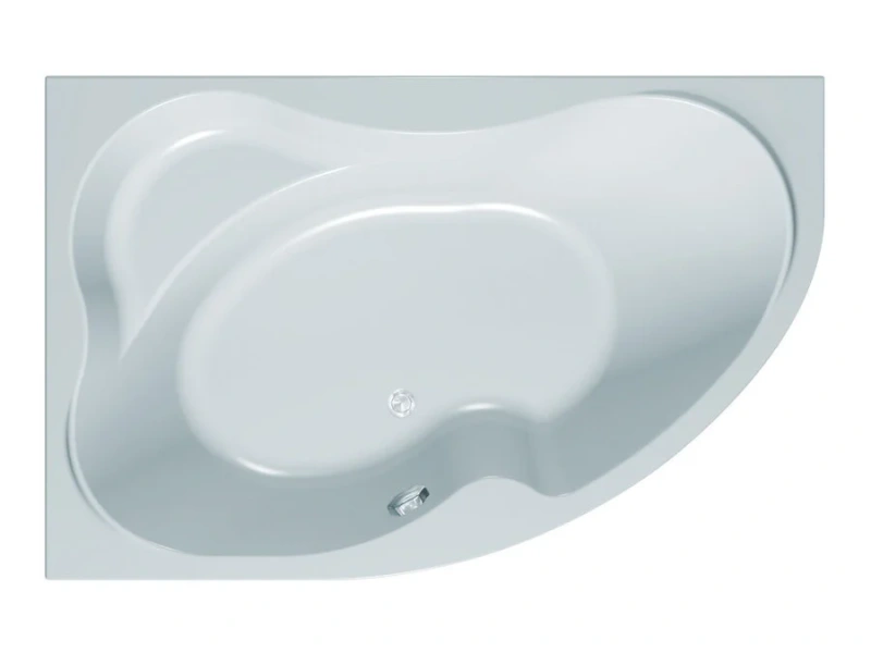 Акриловая ванна Kolpa-San Quat Lulu L/D, 170 х 110 см, правая/левая, белый, 597360/597370 (детальная фотография), акриловые