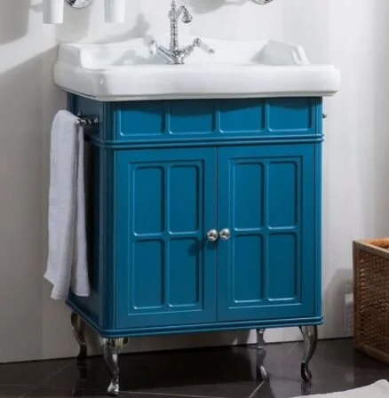 Тумба под раковину напольная Caprigo Borgo 60 см синяя 33410-B136 (детальная фотография)